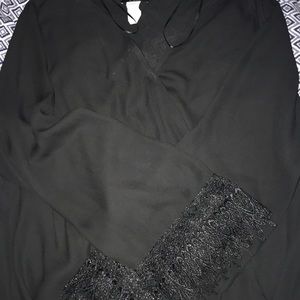 Black top. Super cute. Worn once.